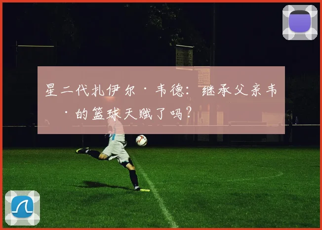 星二代扎伊尔·韦德：继承父亲韦德的篮球天赋了吗？