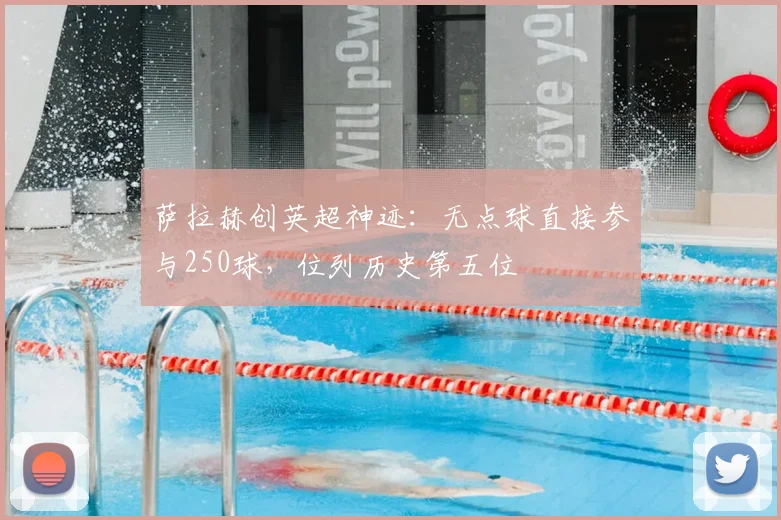 萨拉赫创英超神迹:无点球直接参与250球,位列历史第五位